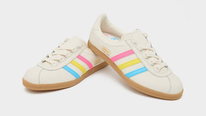 adidas Trimm Star CMYK size exclusive Beige Multi IH9550 front