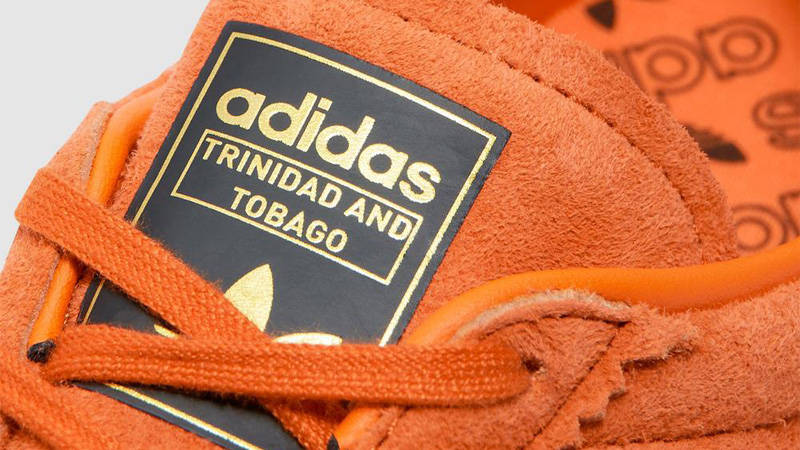 adidas Trinidad and Tobago Orange Core Black Tongue