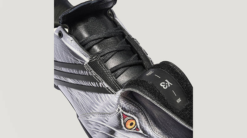 adidas Y-3 +F50 Tunit Beast Pack Grey tongue