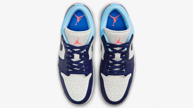 Air Jordan 1 Low Blue Chill Middle