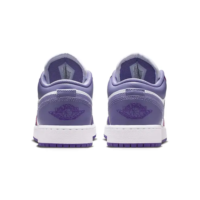Air Jordan 1 Low GS Court Purple Dusty Amethyst 553560-551 Back