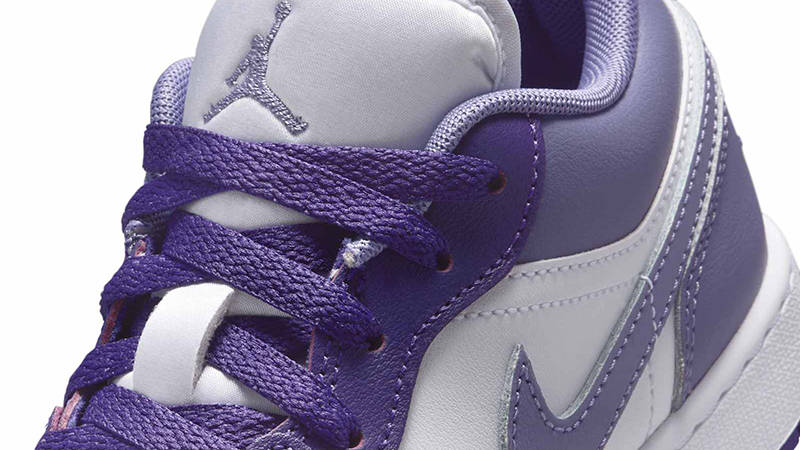 Air Jordan 1 Low GS Court Purple Dusty Amethyst 553560-551 Detail