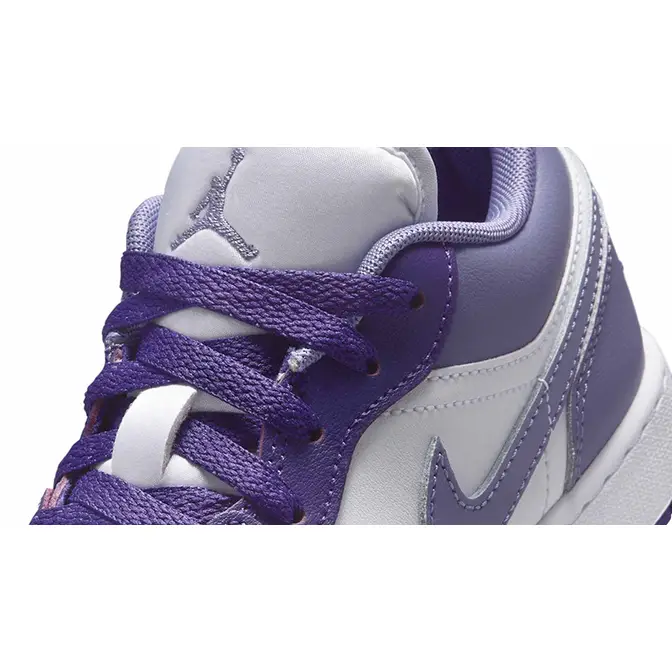 Air Jordan 1 Low GS Court Purple Dusty Amethyst 553560-551 Detail