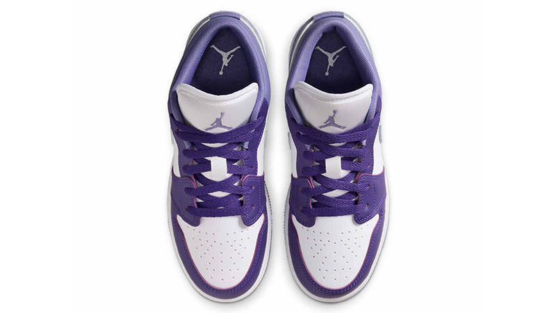 Air Jordan 1 Low GS Court Purple Dusty Amethyst 553560-551 Top