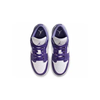 Air Jordan 1 Low GS Court Purple Dusty Amethyst 553560-551 Top