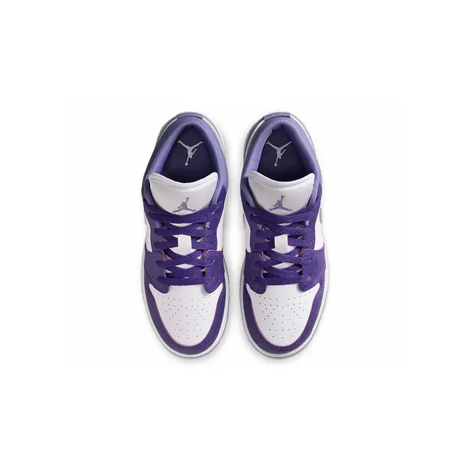 Air Jordan 1 Low GS Court Purple Dusty Amethyst 553560-551 Top