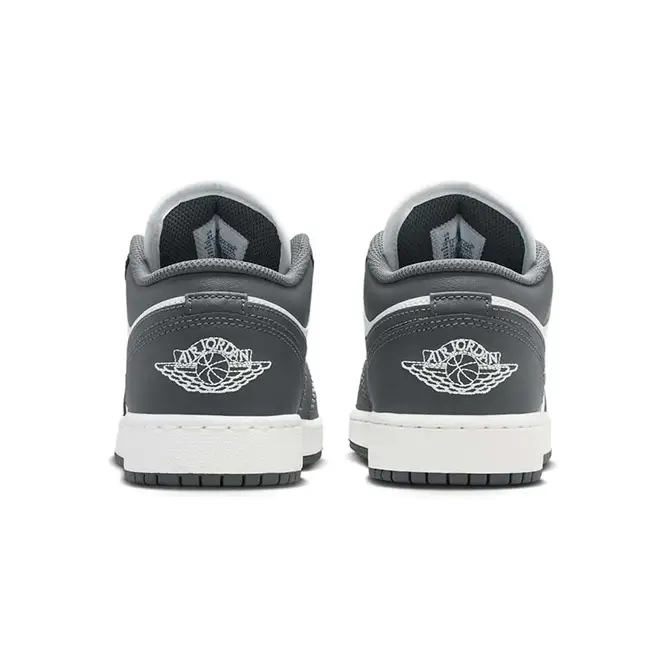 Air Jordan 1 Low GS Iron Grey Summit White 553560-044 Back