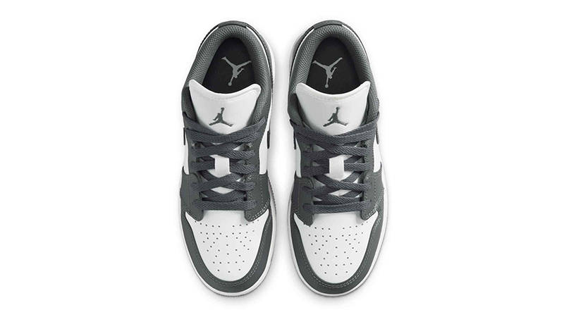 Air Jordan 1 Low GS Iron Grey Summit White 553560-044 Top
