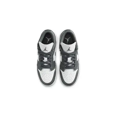 Air Jordan 1 Low GS Iron Grey Summit White 553560-044 Top