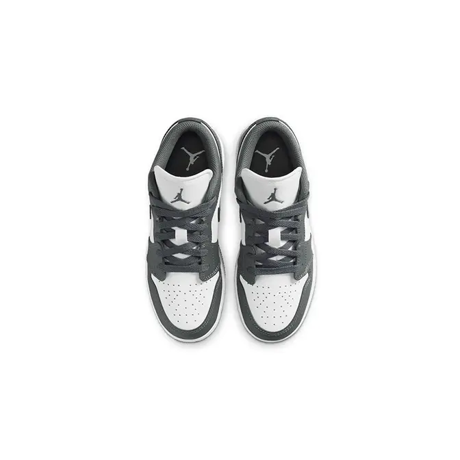 Air Jordan 1 Low GS Iron Grey Summit White 553560-044 Top