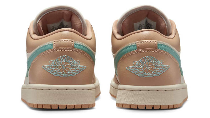 Air Jordan 1 Low Light Orewood Brown Hemp Back