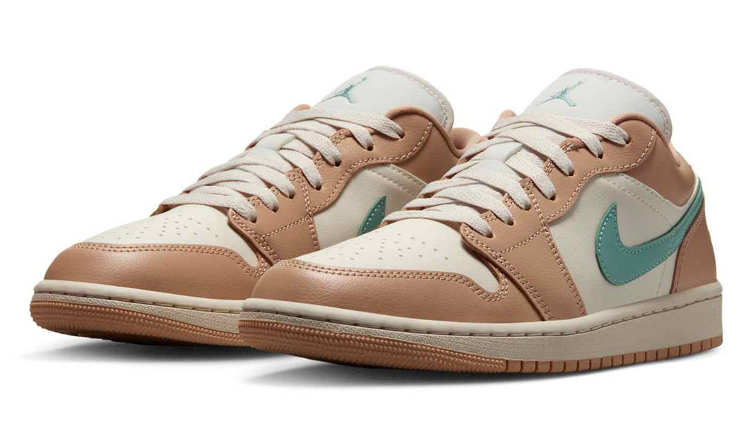 Air Jordan 1 Low Light Orewood Brown Hemp Front