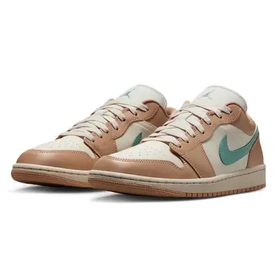 Air Jordan 1 Low Light Orewood Brown Hemp Front