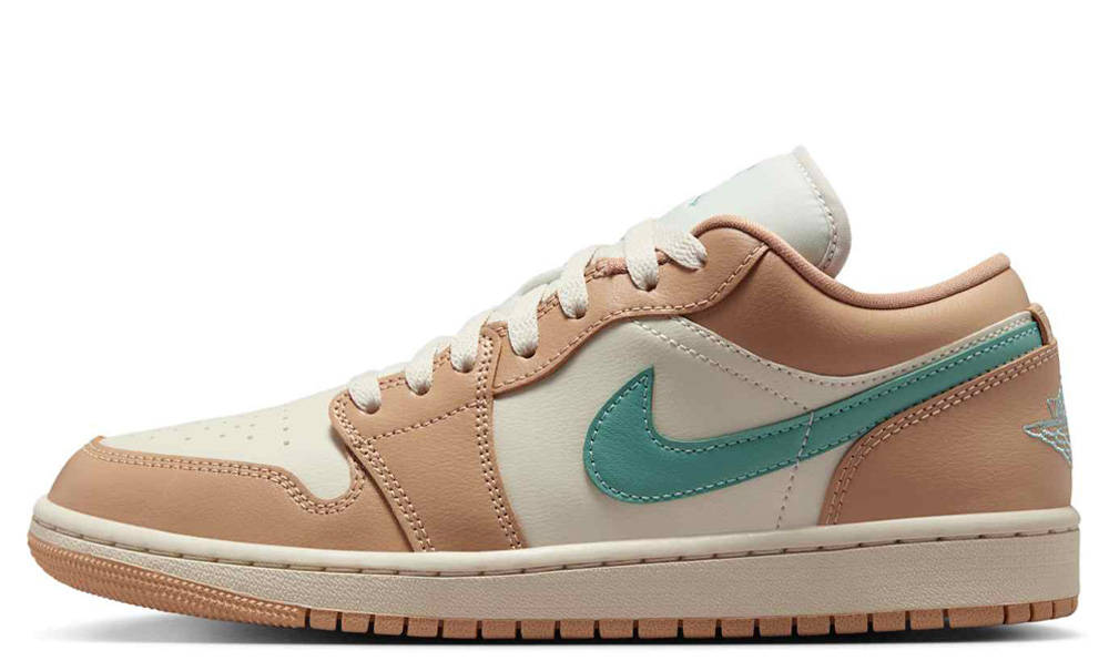 Air Jordan 1 Low Light Orewood Brown Hemp