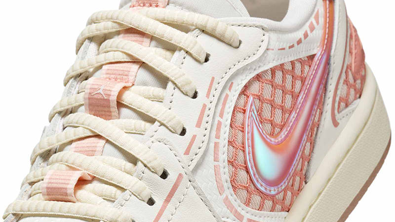 Air Jordan 1 Low Method of Make Sail Washed Coral HQ2186-180 Detail