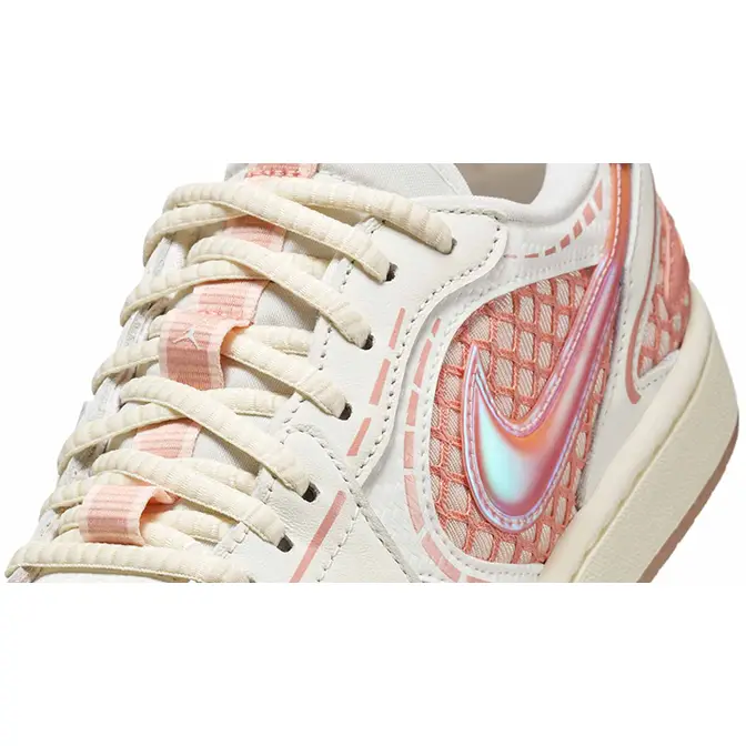 Air Jordan 1 Low Method of Make Sail Washed Coral HQ2186-180 Detail