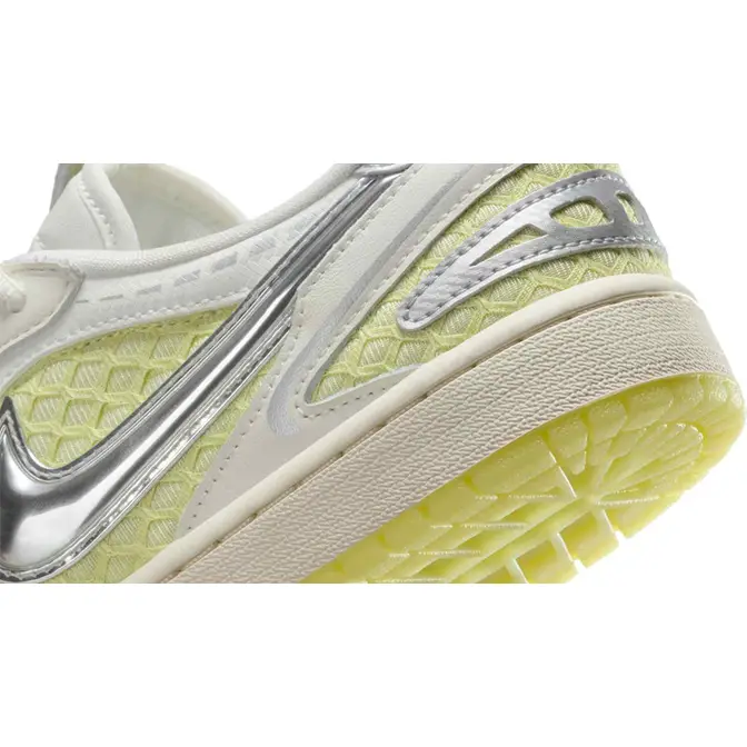 Air Jordan 1 Low Method of Make V3 Luminous Green Closeup
