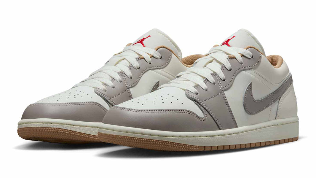 Air Jordan 1 Low Sail College Grey 553558-169 Side