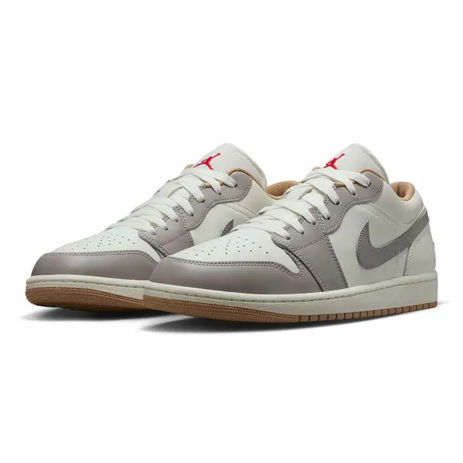 Air Jordan 1 Low Sail College Grey 553558-169 Side
