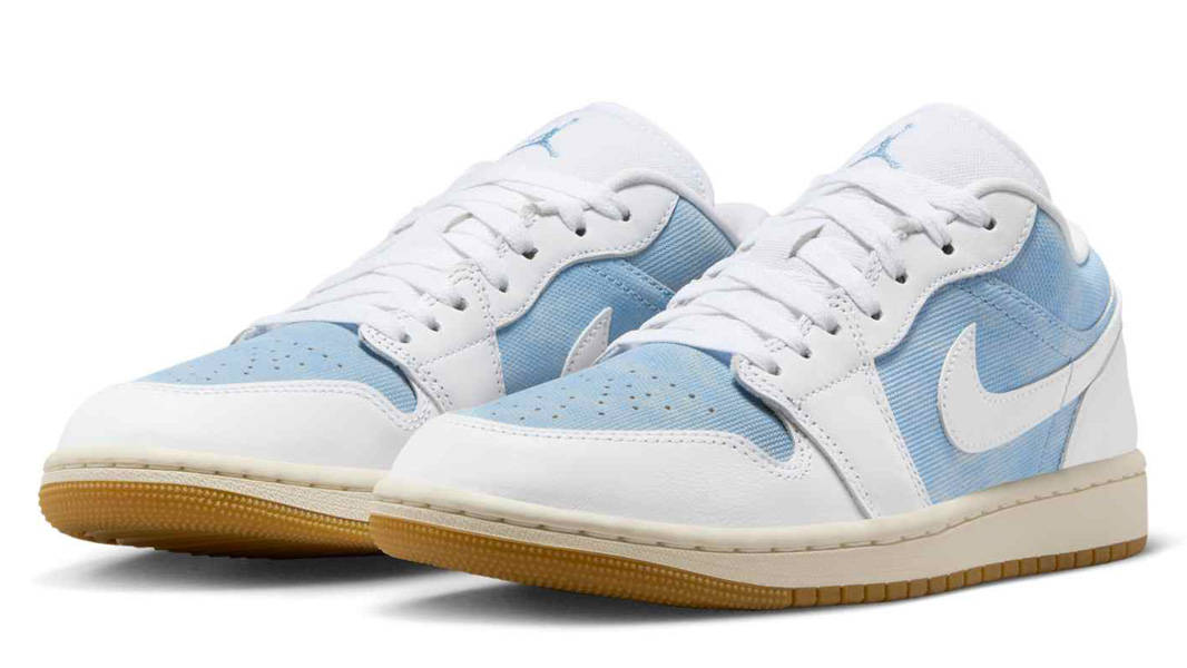 Air Jordan 1 Low SE Denim Worn Blue Front