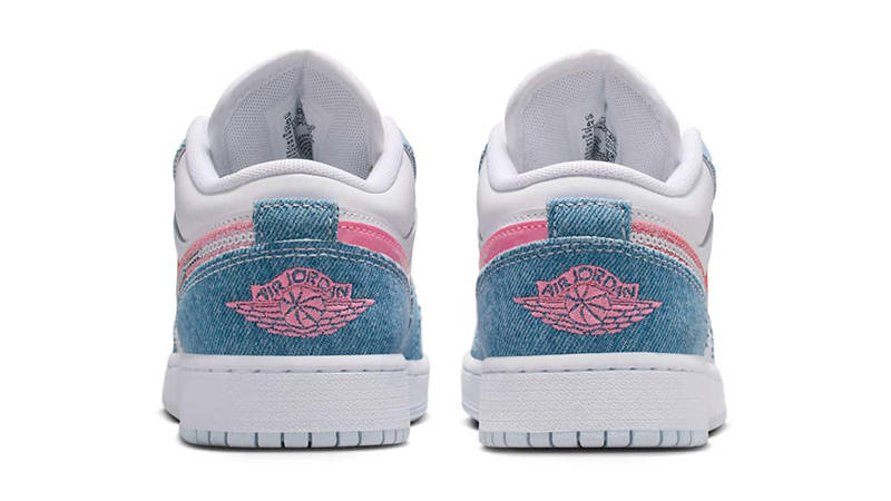 Air Jordan 1 Low SE GS Denim Sequin HQ2001-400 Back
