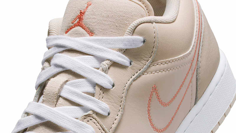 Air Jordan 1 Low SE GS Light Orewood Brown HQ2020-100 Detail