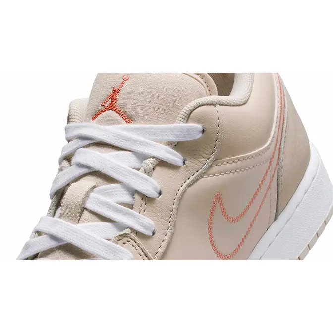 Air Jordan 1 Low SE GS Light Orewood Brown HQ2020-100 Detail