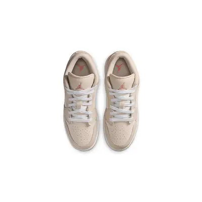 Air Jordan 1 Low SE GS Light Orewood Brown HQ2020-100 Top