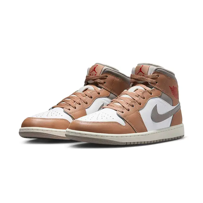 Air Jordan 1 Mid Rattan White DQ8426-200 front