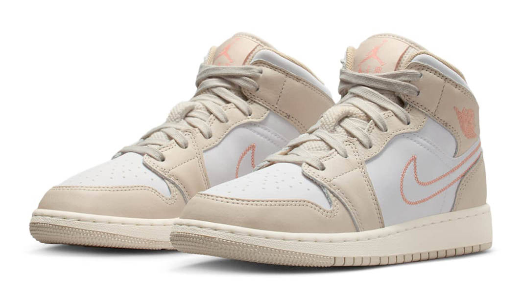 Air Jordan 1 Mid SE GS Sand Drift HQ5879-100 Side