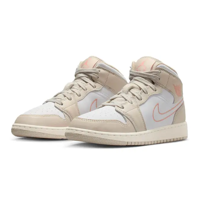 Air Jordan 1 Mid SE GS Sand Drift HQ5879-100 Side