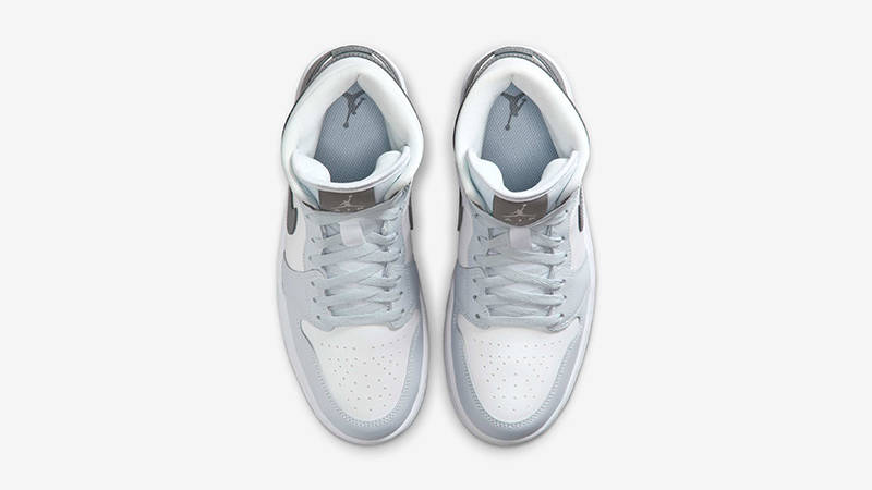 Air Jordan 1 Mid White Smoke Grey BQ6472-113 middle