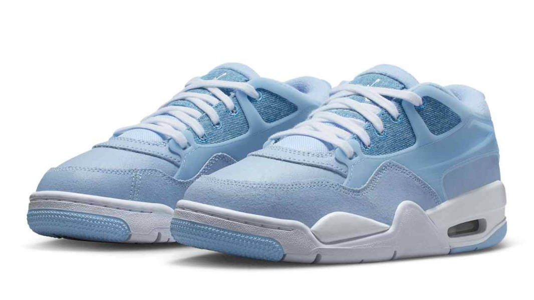 Air Jordan 4 RM GS Denim Sequin Front