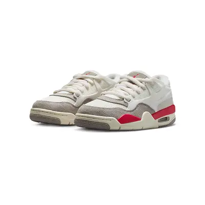 Air Jordan 4 RM GS Sail Fire Red IH7458-100 front