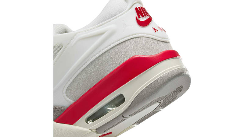 Air Jordan 4 RM GS Sail Fire Red IH7458-100 heel