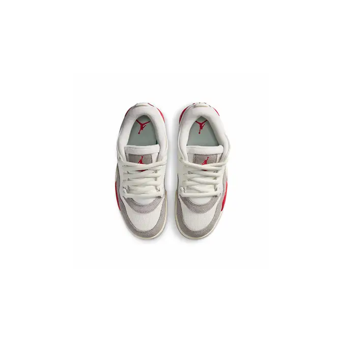 Air Jordan 4 RM GS Sail Fire Red IH7458-100 middle