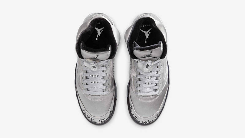 Air Jordan 5 Wings Grey Metallic Silver IO2038-001 middle