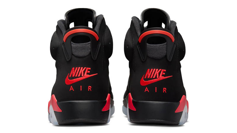 Air Jordan 6 Reverse Infrared Rear View
