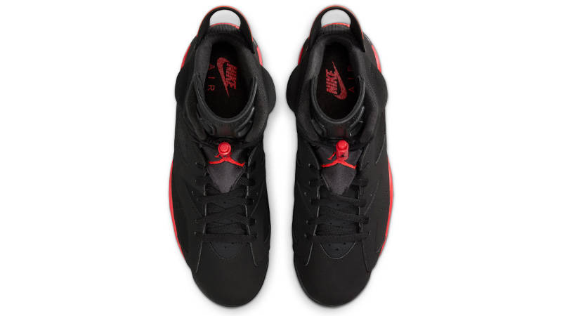 Air Jordan 6 Reverse Infrared Top Down View