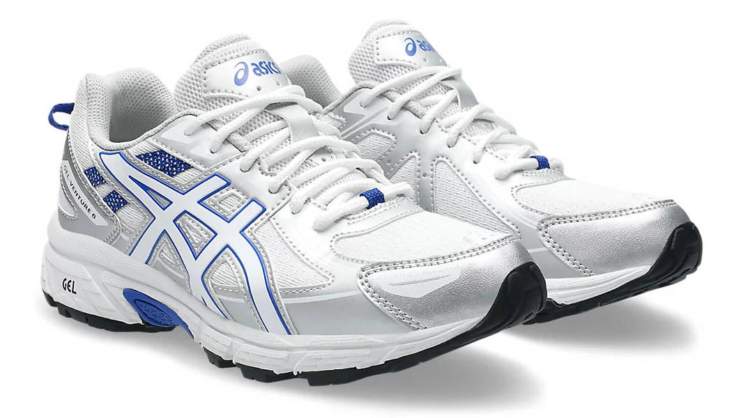 ASICS Gel-Venture 6 GS White Lapis Lazuli Blue Front
