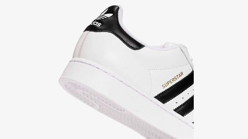 Beams x adidas Superstar II White Black JR4422 heel