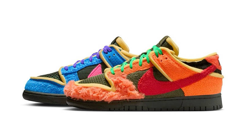 Cactus Plant Flea Market x Nike Dunk Low Swamp Sponge Orange Olive IH5094-400 side