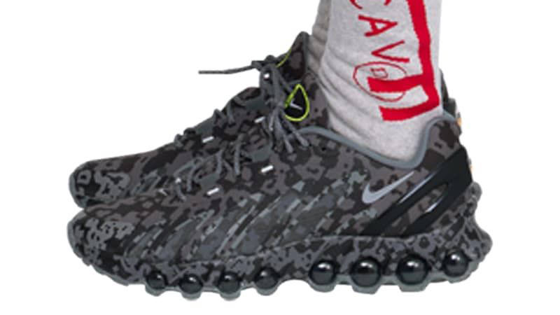 Cav Empt x Nike Air Max Dn8 Black on foot