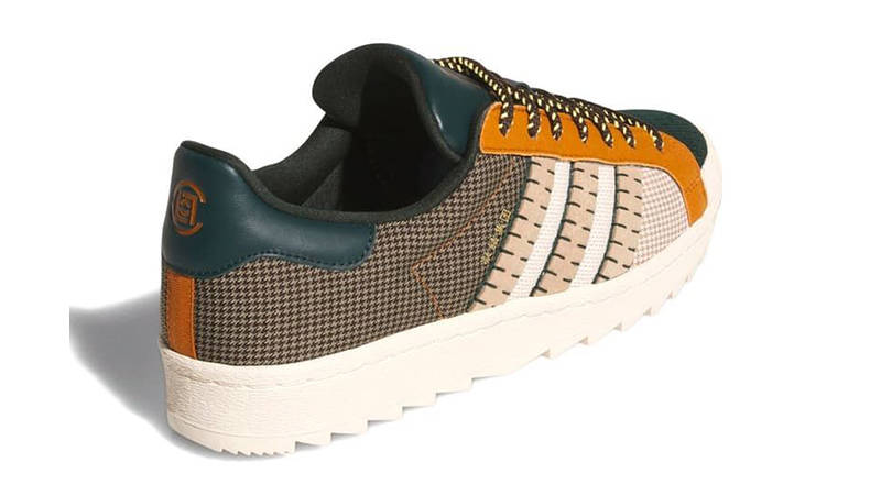 CLOT x adidas Superstar Patchwork Sand JR6490 back