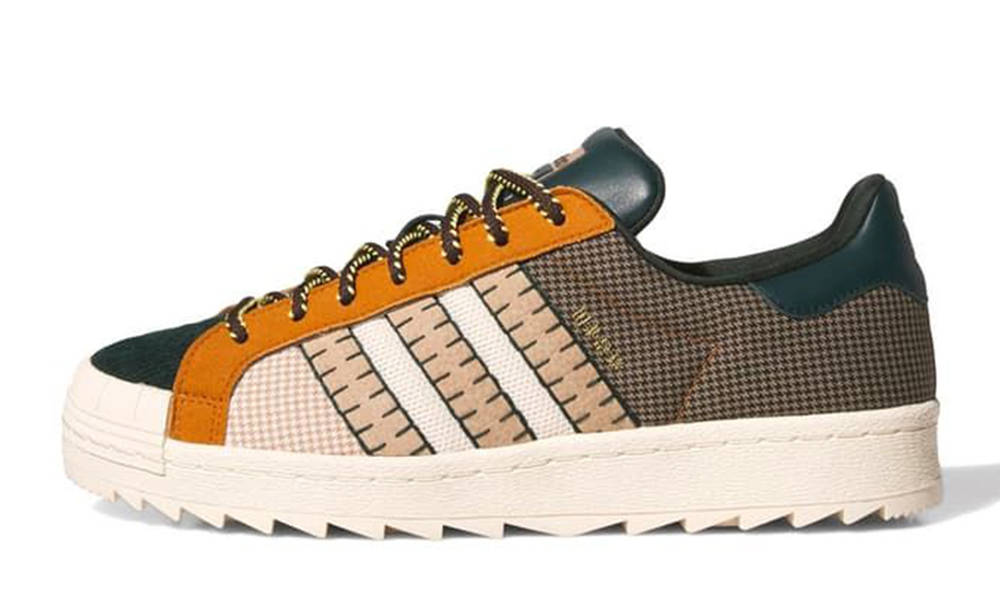 CLOT x adidas Superstar Patchwork Sand