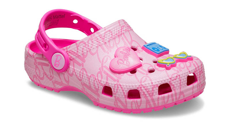 Crocs Classic Clog Toddler Pink Barbie 211407-90H Side