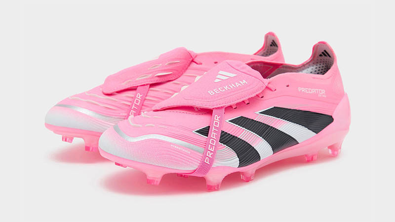 David Beckham x adidas Predator Elite FG Pink front