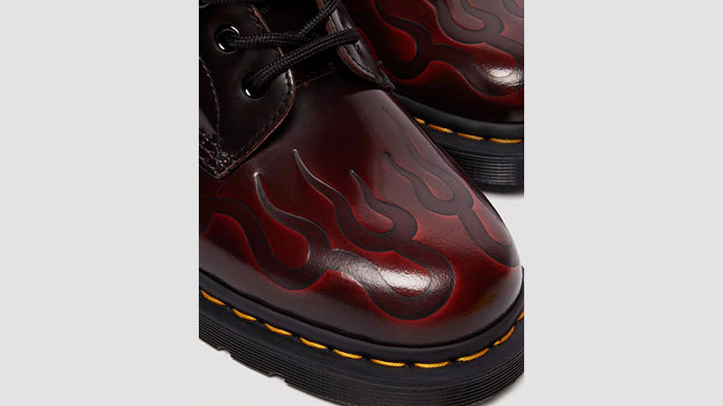 Dr Martens 1460 Inferno Lace-Up Boots Cherry Red 41764600 toe