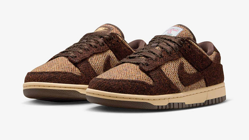 Harris Tweed x Nike Dunk Low Brown IO0052-200 front