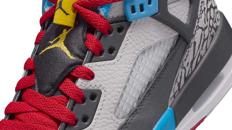 Jordan Spizike Low SE GS Neutral Grey Surf Blue IM7423-004 Detail